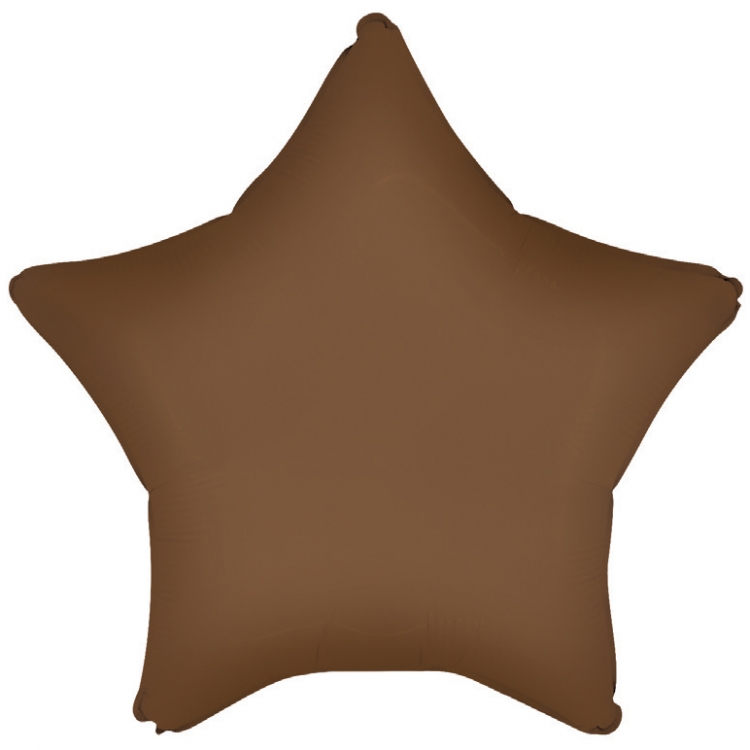 Шар Звезда, Шоколад Матовый / Matte Choco Brown