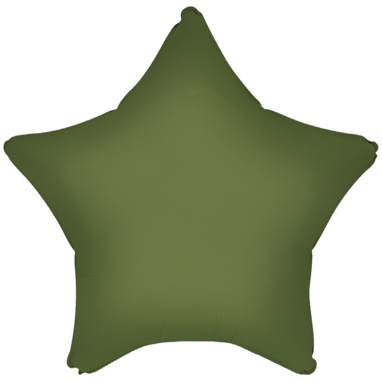 Шар Звезда, Оливковый Матовый / Matte Olive Green