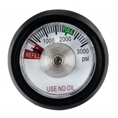 Манометр для оборудования, Черный